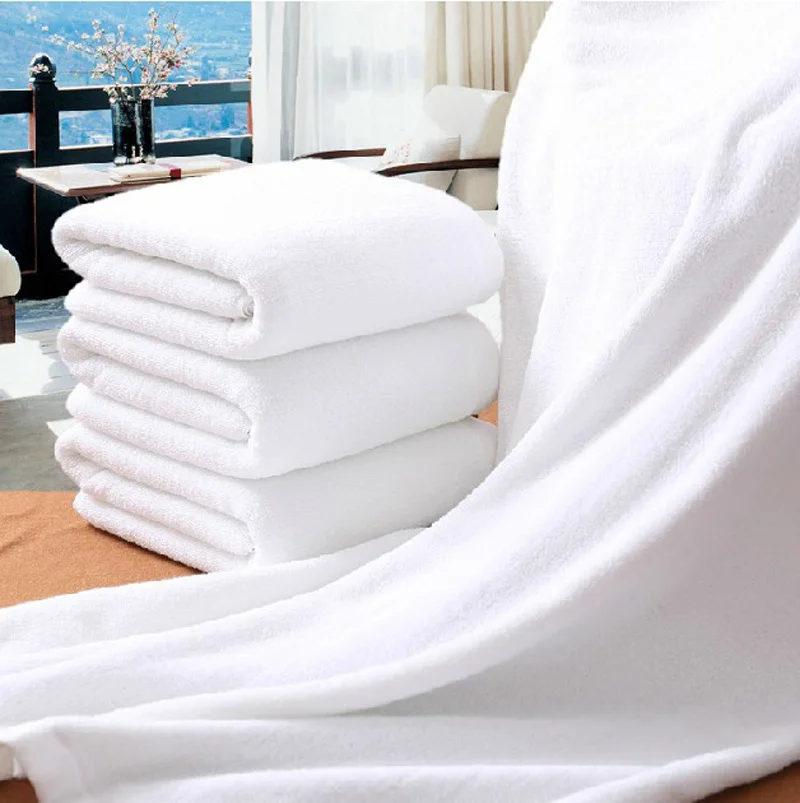 Лидер продаж большой негабаритных белый микрофибры Полотенца 90x180 см Ванна для