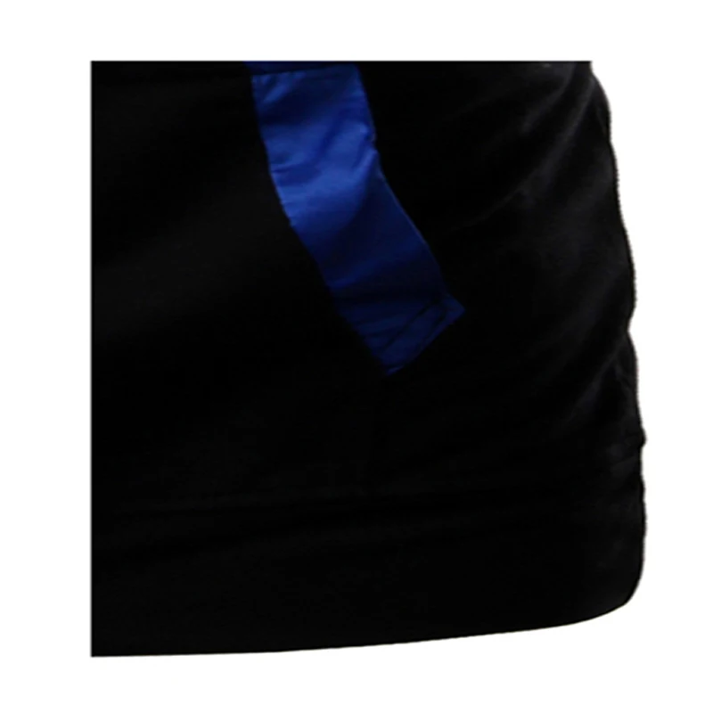 Весна 2018 Модные мужские толстовки с капюшоном Новый дизайн двойной вставки