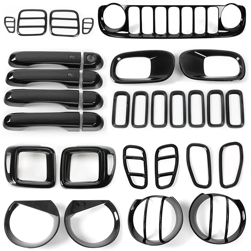Exterior Door Handle Bowl Fog Head Light Decorated Frame For Jeep Renegade ACA139 | Автомобили и мотоциклы