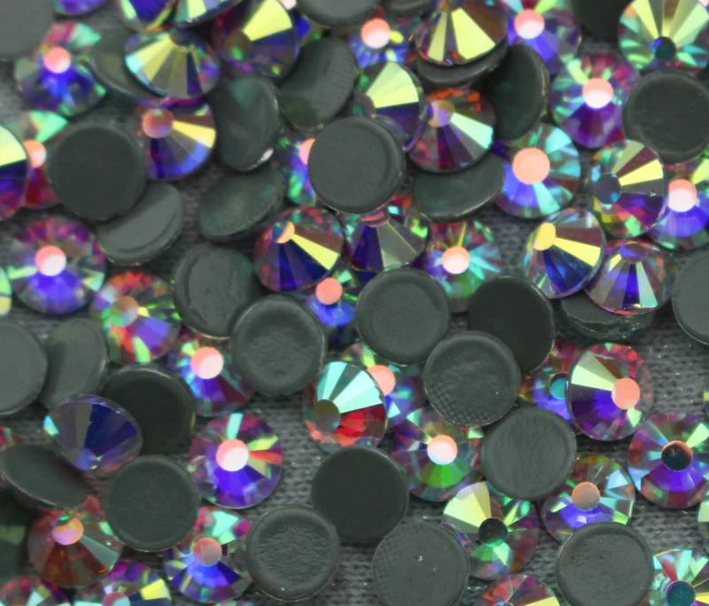 Кристаллические стразы с плоской задней поверхностью лучшего качества на