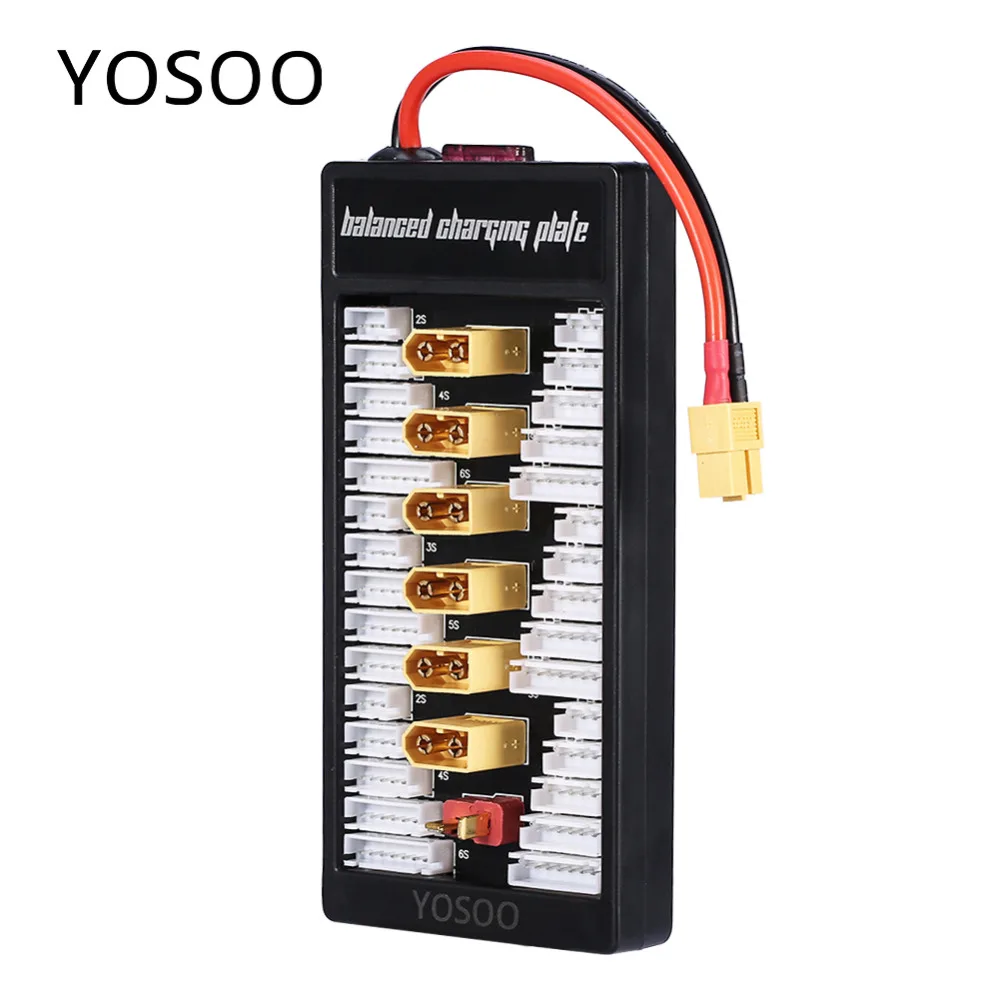 Балансная зарядная плата YOSOO 2S 6S разъем Lipo Parallel XT60 для радиоуправляемого