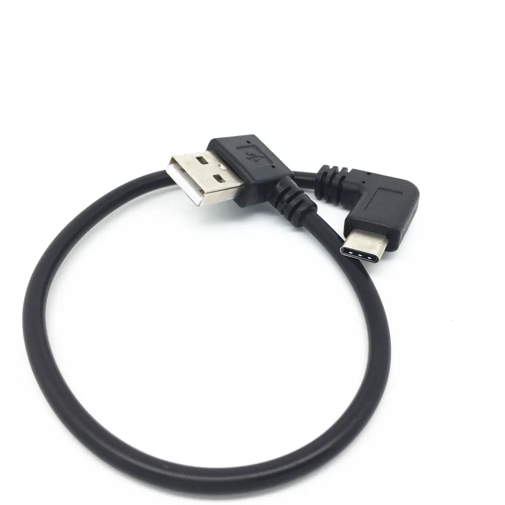 Короткий 25 см 90 градусов Угловой USB-кабель типа C USB Type-c кабели для LenovoS5 MOTE X4 M Z PLAY |