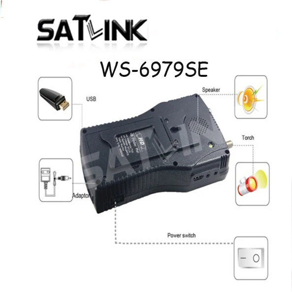 Оригинальный спутниковый метр Satlink искатель измеритель спектра satlink ws6979se|original