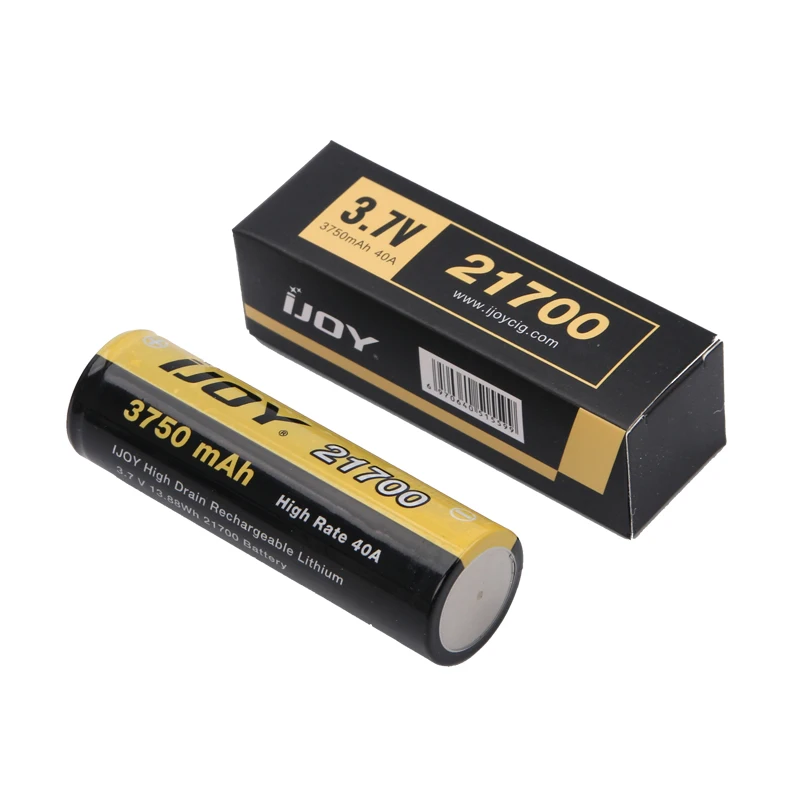 Оригинальный аккумулятор IJOY 21700 2 шт./лот 3750 мА/ч 40А перезаряжаемая батарея