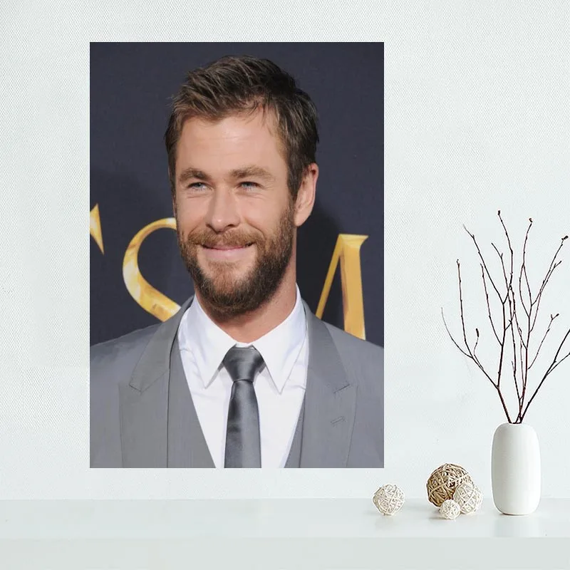 Настенный плакат с изображением Криса хемворта на заказ художественный