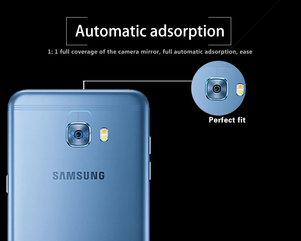 Задняя камера объектив пленка из закаленного стекла для Samsung Galaxy C5 C7 фотопленка Pro