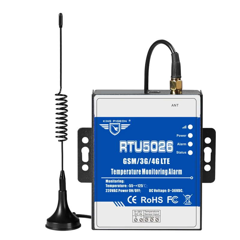 

4G LTE RTU Modbus Gateway AC/DC Power Status Temperature Monitoring Alarm System Support Remote Reboot RTU5026