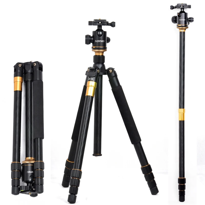 

pro Q999 SLR camera tripod photography package q-999 tour portable digital tripod +Ball Head Wholesale free shipping