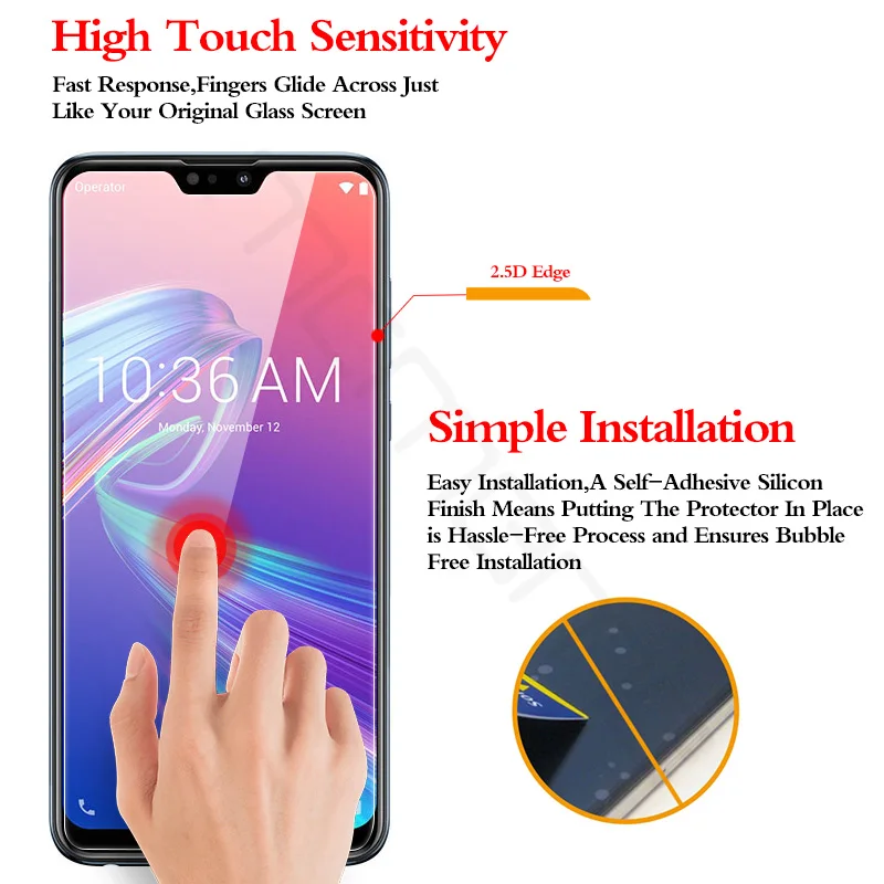 ASUS Zenfone Max Pro M2 ZB631KL ZB633KL закаленная Защитная стеклянная пленка для экрана класса