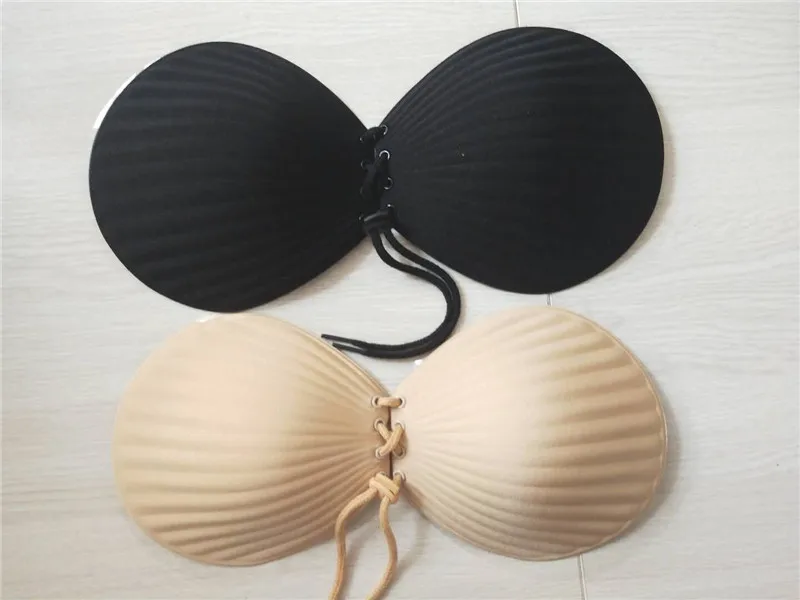 100 PCS Fly Bra Strapless Silicone Push Up Invisible Bra Self Adhesive Backless Bralette Plus Size Seamless Bras Women Intimates