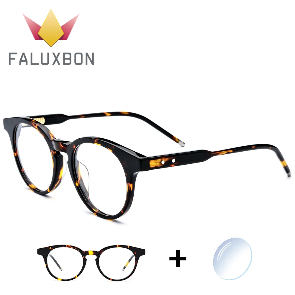 Черепаха ацетат Ретро рецепт Glasse Женские винтажные круглые анти голубой свет