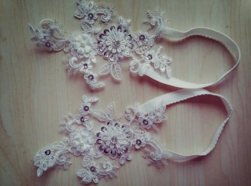 Реальные фотографии кружева блестки жемчуг браслет для свадебных платьев