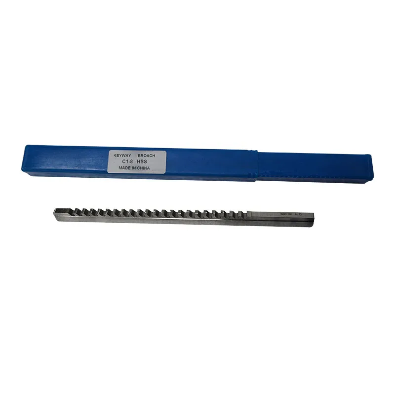 HSS Keyway Broach 8 мм C нажимного типа метрический размер Broaches высокоскоростные стальные