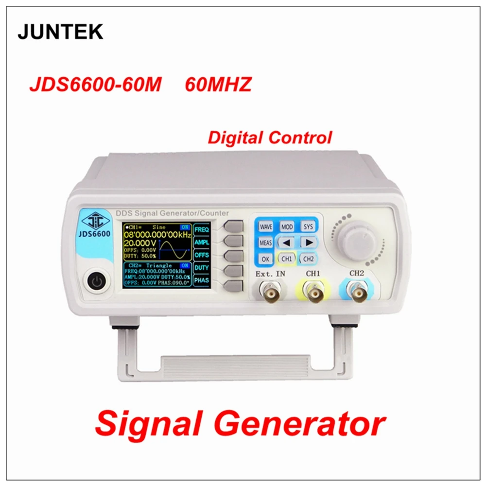 Новый Двухканальный генератор сигналов произвольной формы JDS6600 с цифровым