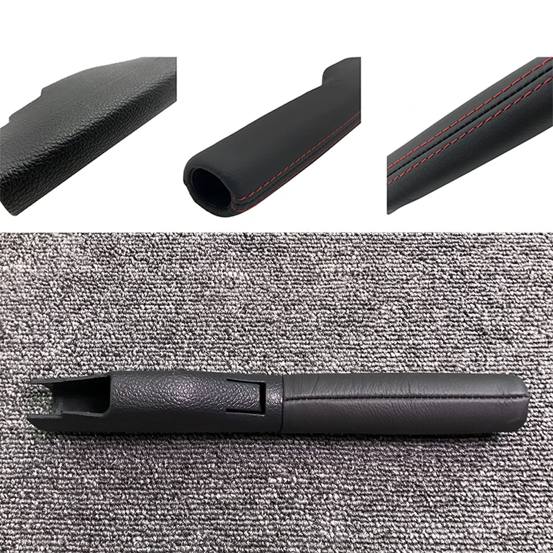 JEAZEA 1 шт. кожаные ручки для ручного стояночного тормоза VW Jetta GLI MK5 Golf Rabbit GTI 1KD 711 461 A