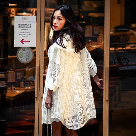 Женское длинное кружевное пальто с капюшоном большие размеры|long summer coat|lace coatwoman