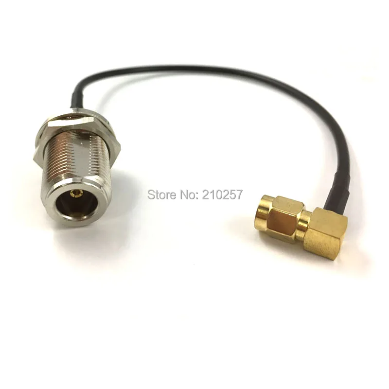 1 шт. коаксиальный кабель Sma-N-типа 20 см черный RG174 Sma штекер-гнездо адаптер