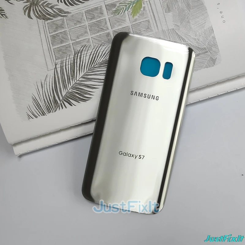 Сменная крышка батареи для SAMSUNG Galaxy S7 G930F Задняя крышка батареи задняя крышка стекло Корпус чехол