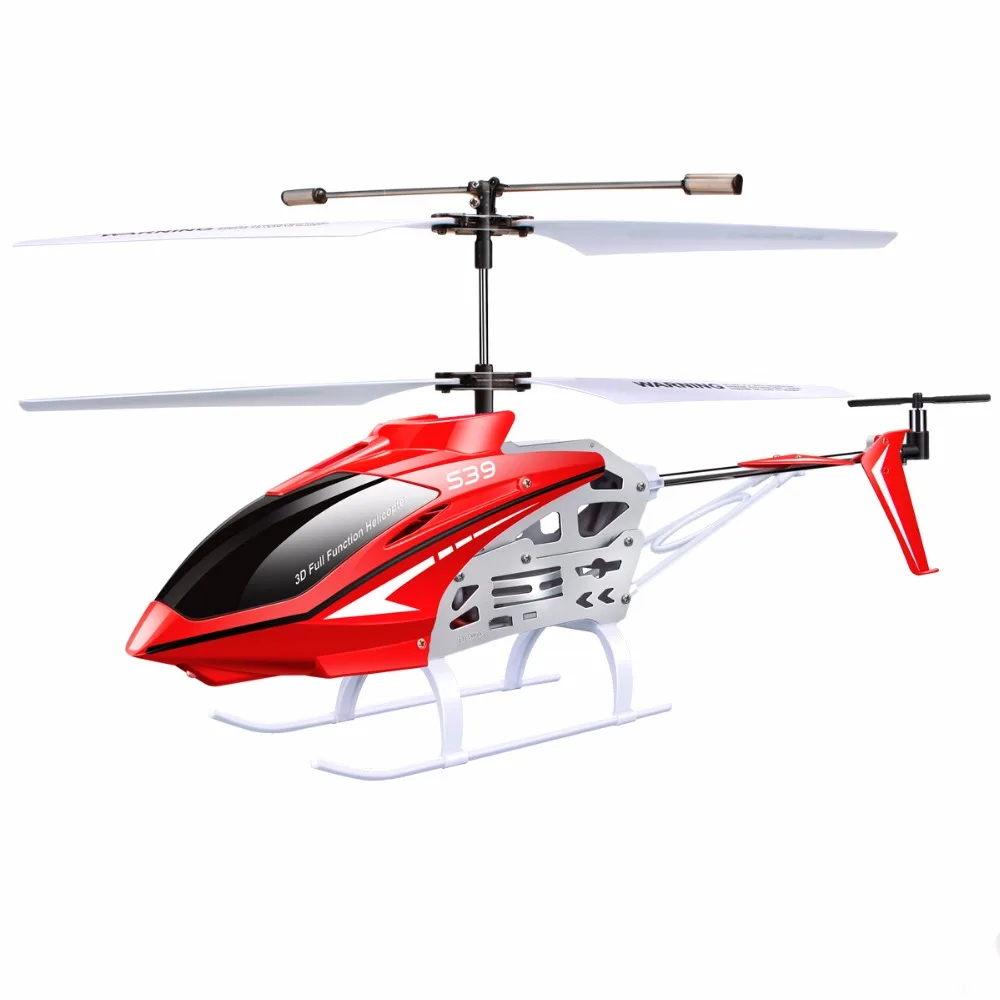 Оригинальный Syma S39 2 4G 3CH RC вертолет с гироскопом светодиодный алюминиевый пульт