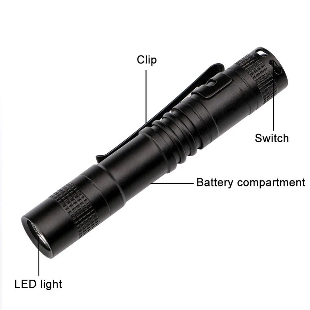 Компактный карманный фонарик 800 лм 1 режим|mini flashlight|1 modeled mini flashlight |