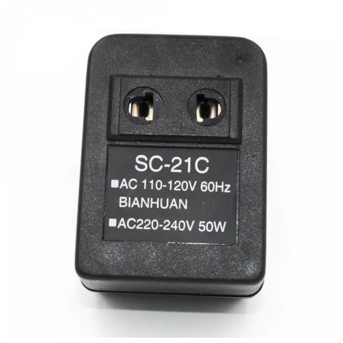AC 220 V до 110 V/110 V до 220 V AC преобразователь напряжения питания 20 W Адаптер дорожный трансформатор регулятор TN88