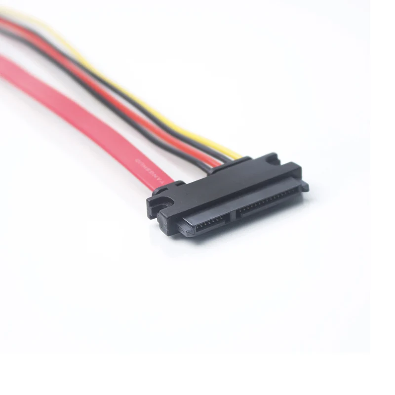 Удлинительный кабель SATA 22Pin 5 шт. штекер гнездо 7 + 15 Pin серия ATA комбинированный для