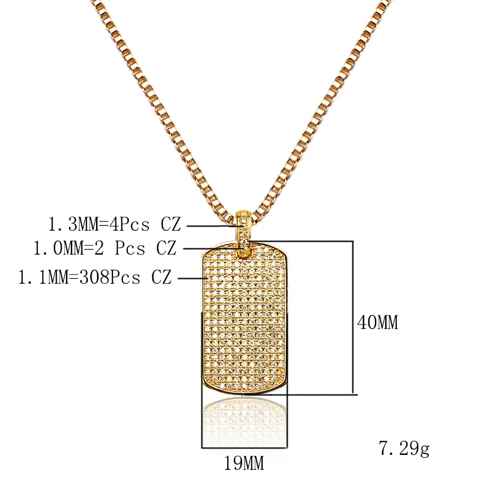 VANAXIN мужские ожерелья с кулоном полностью микро проложить лед Blingbling хип хоп