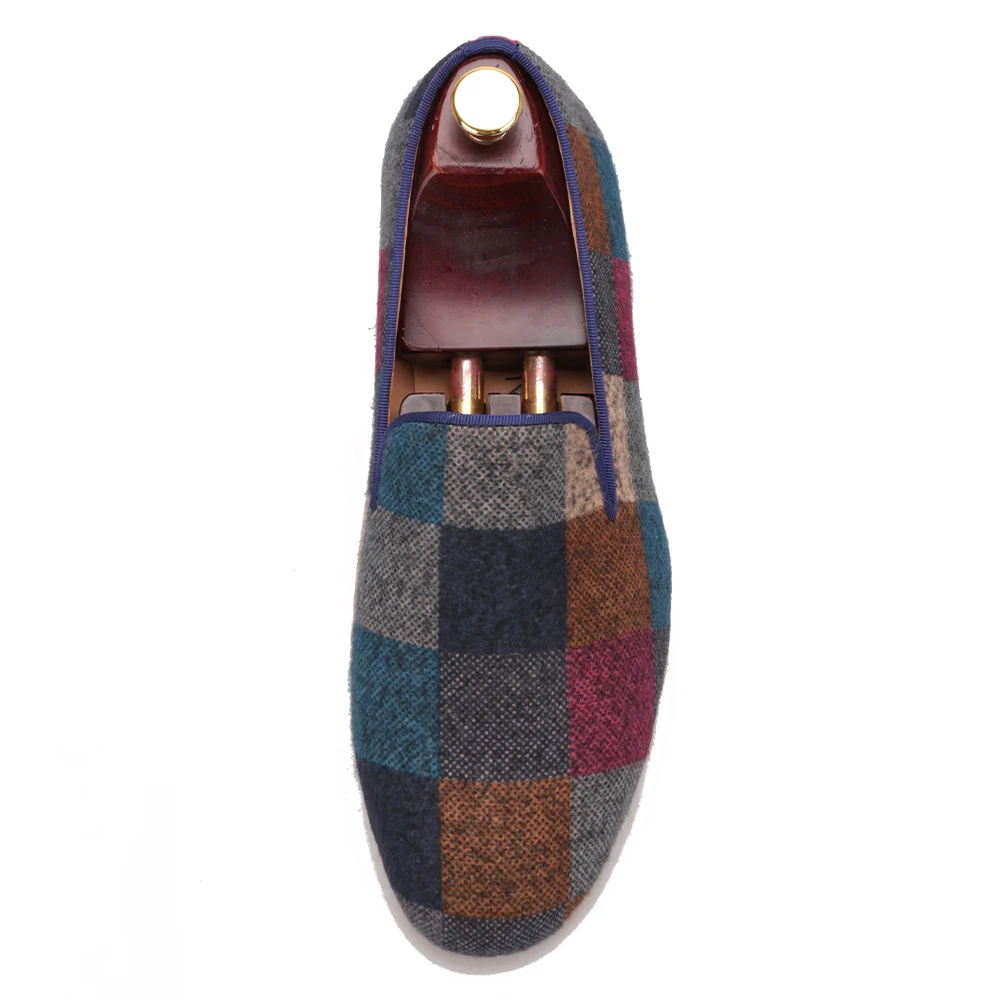 Мокасины мужские из натуральной кожи ручной работы на плоской подошве | Обувь