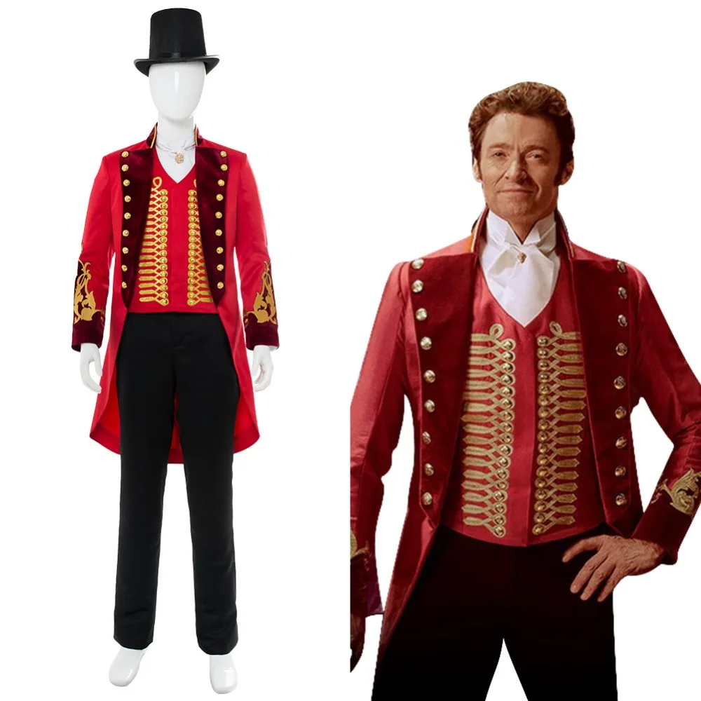 

The Greatest Showman P.T. Barnum Cosplay Costume Red Suit