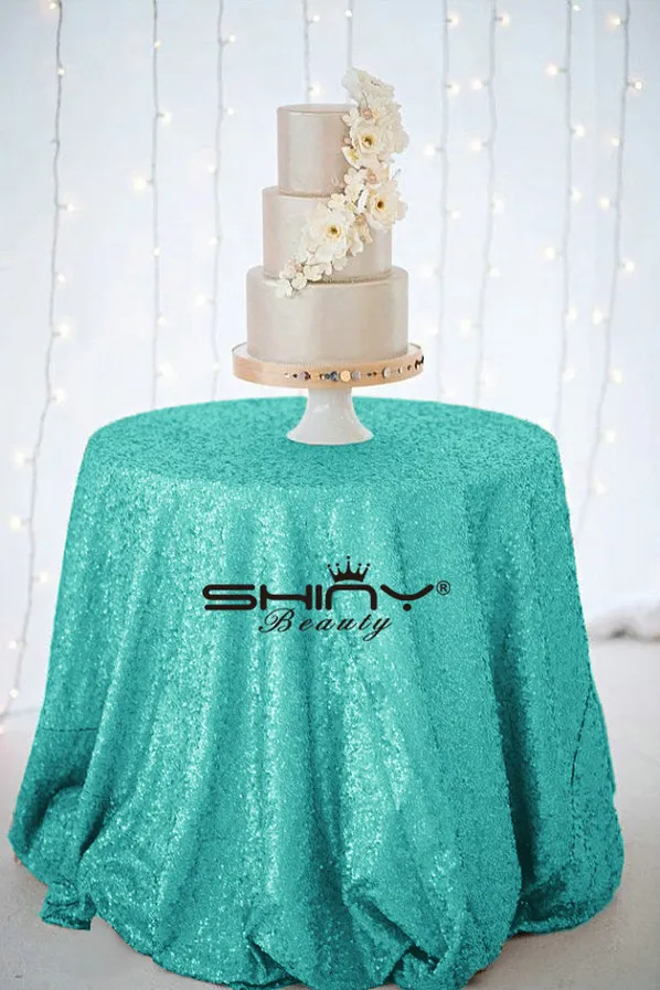 ShinyBeauty 90 &quotматовая зеленая скатерть с блестками вечерние скатерти блестящее