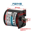 Синхронный двигатель 220 В переменного тока, медленный двигатель 14 Вт, двунаправленный небольшой двигатель 60KTYZ с постоянным магнитом