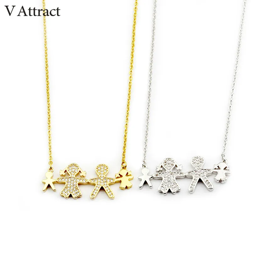 V привлечь 10 шт. со стразами Для детей Макси колье 2017 Gold Filled Bijoux Femme дружбы подарок