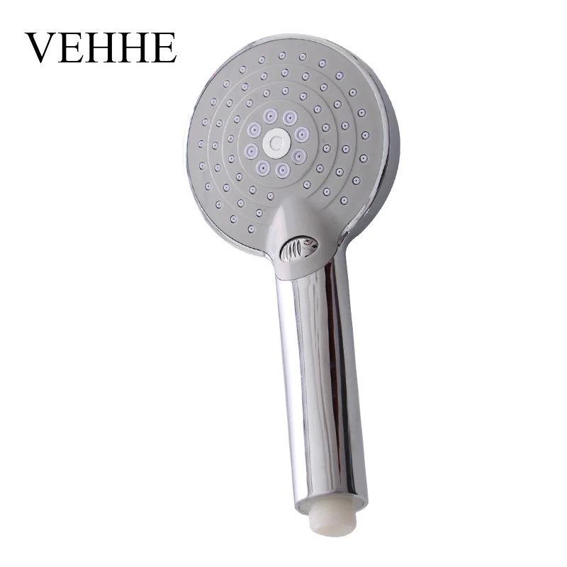 

VEHHE 3 Function Finger Toggle Adjustable Shower Head Rainfall Shower Nozzle Water Saving Bathroom ABS Chrome Shower Heads