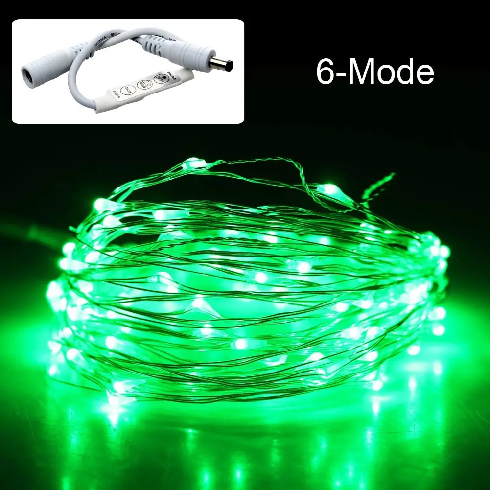 New 10M LED String lights with Dimming Controller Waterproof Holiday lighting For Fairy Christmas Tree Wedding Party Decoration