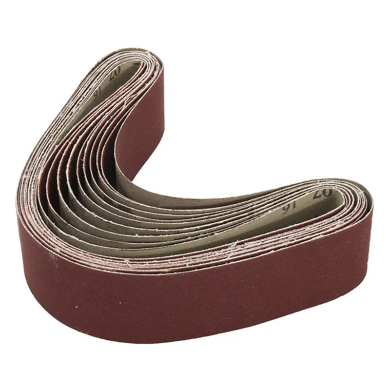

Multifuction Belt 10Pcs 60/120/150/240 Grit 40mm x 680mm Sanding Belt for Grinding Machine Wood Furniture Stone Steel