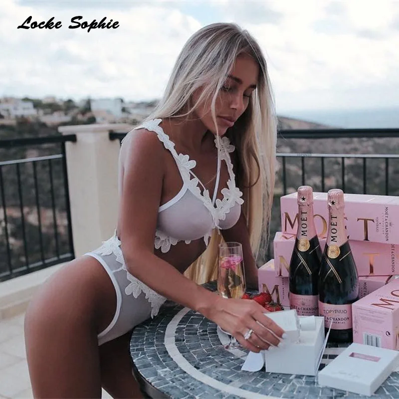 Комплект из 2 предметов Женская сексуальные вершины и шорты 2020 летние кружевные