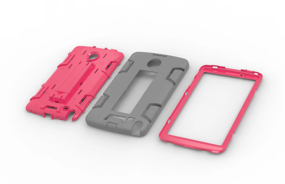 Shockproof Dual Color Hidden Bracket Back Cover Case for LG G Pad 2 8.0&quot V498 V495 V496 Three Layer Silicone &amp PC Armor | Компьютеры