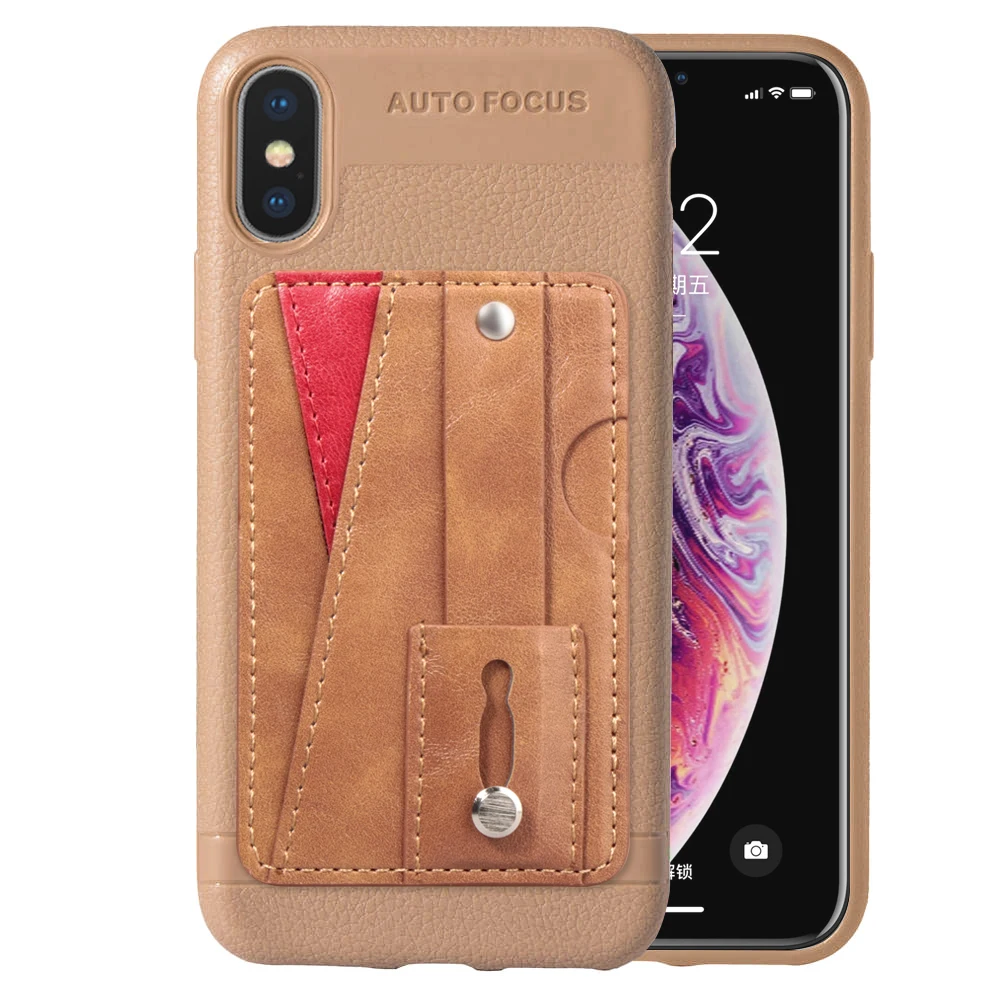 Для Iphone x роскошный флип чехол для телефона кожаная сумка xs подставка книги