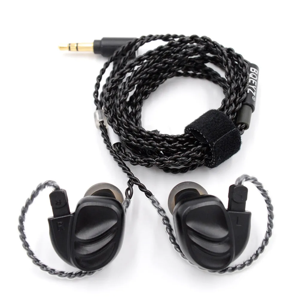 BQEYZ KC2 2DD + 2BA гибридные наушники спортивные с шумоподавлением стерео басовая