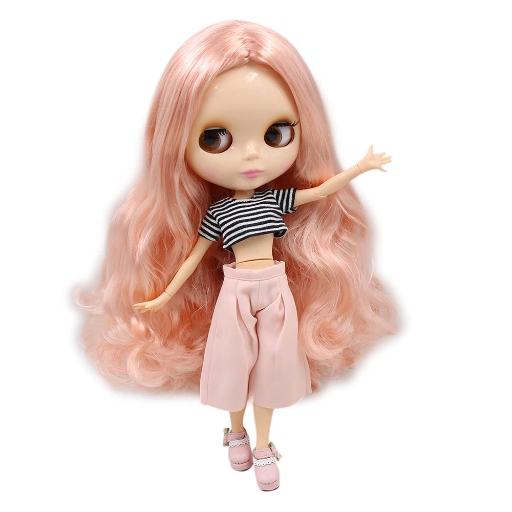 Ледяной DBS Blyth кукольные 1/6 персикового цвета микс светлые волосы натуральная