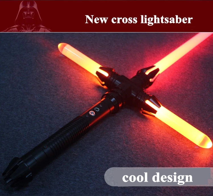 Cross Lightsaber Darth Maul YDD Новое поступление RGB LED металлический крест меч очень высокое