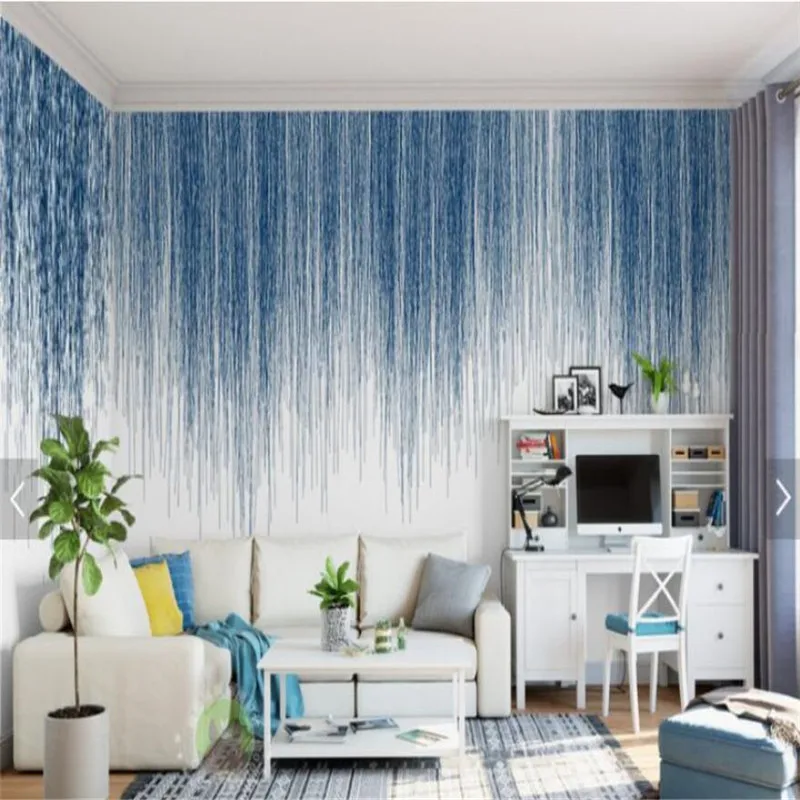 Пользовательские обои скандинавские маленькие свежая роза цветок ТВ фон