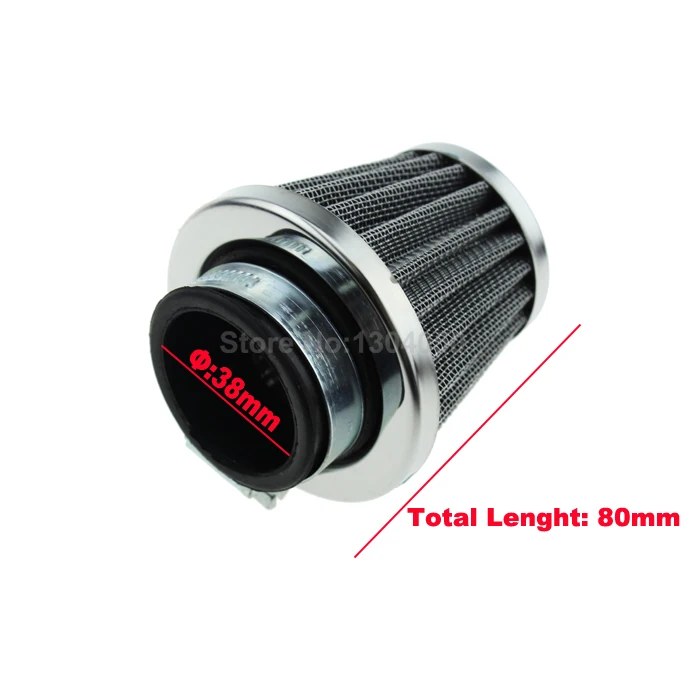 

38mm Air Filter+ Performance CDI+ Ignition Coil + A7TC Spark Plug For Gy6 PD 24J 150cc Scooter