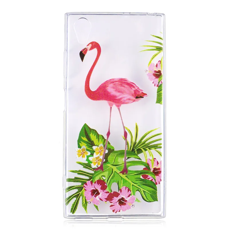 Case for Sony Ericsson XA1 Plus Transparent Soft TPU Silicone Back Phone Cover Painted mobile phone bag | Мобильные телефоны и