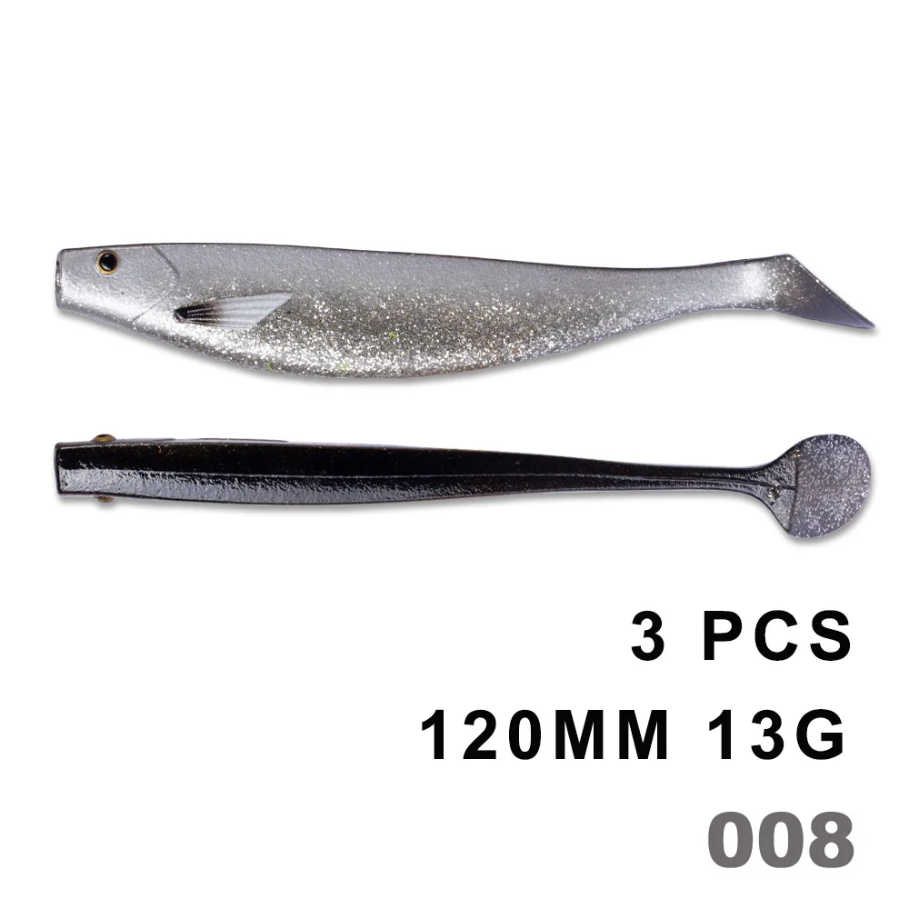 HUNTHOUSE fox similar pro shad teez большая Мягкая приманка 12 см 15 см 18 см pro shad Приманка berserk морской бас для ловли щуки zander - Цвет: 120mm 008-3