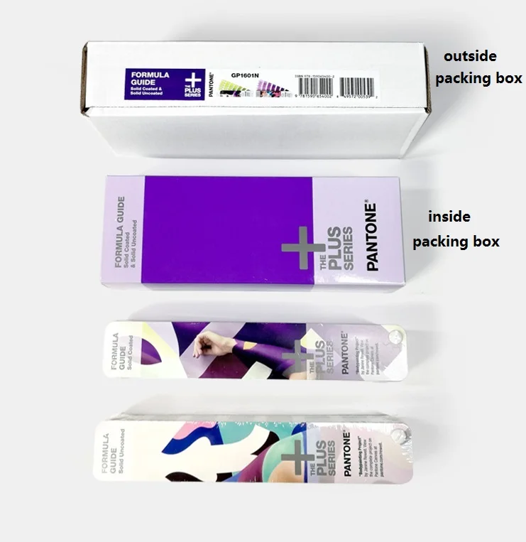 2 книги C/U Pantone color Guide GP1601N Formula Guide Solid Coated& Uncoated Set