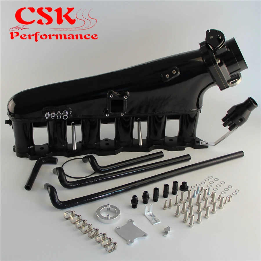 Впускной коллектор + 90 мм TB & Топливная рейка набор для Ниссан Skyline 2.0L RB20 89 94 RB20DET