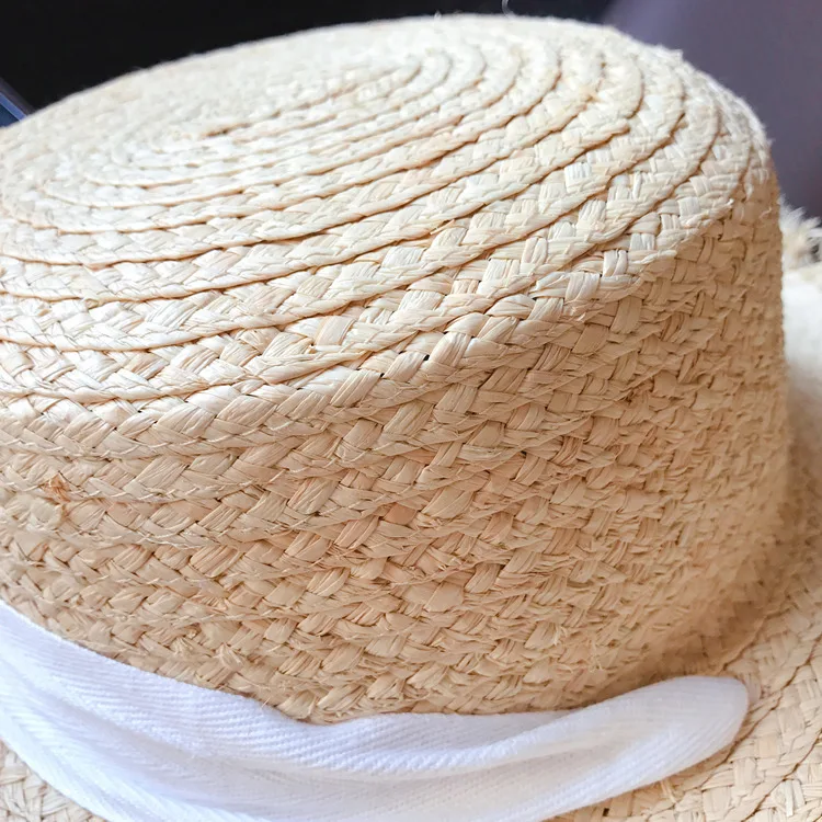 IAMPANDA 2018 Summer hats Pure Hand made Weave Thickening Raffia Straw Hat women You Flash Sunscreen Cover Sun beach | Аксессуары для
