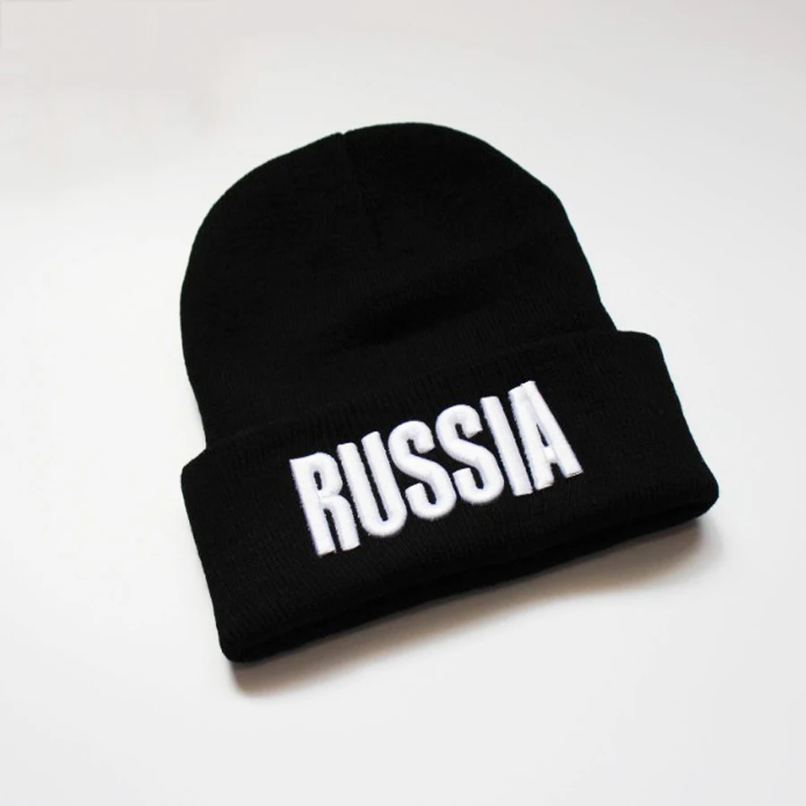 Фирменная Новинка Сапоги для русской зимы, вязаная шапка теплая Для мужчин Для женщин Письмо шерстяная Круглая Шапочка Кепки осень унисекс Повседневное вязаные Skullies шапки без полей