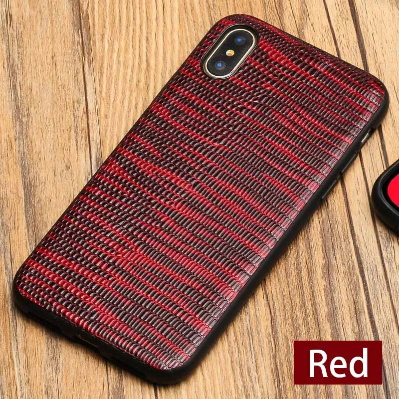 Red Чехол из натуральной кожи для Apple iPhone 11 11 Pro 11 Pro Max X XS Max XR 8 7 6 6S SE 360 чехол с полной защитой для 8 Plus 7 Plus - Цвет: Red